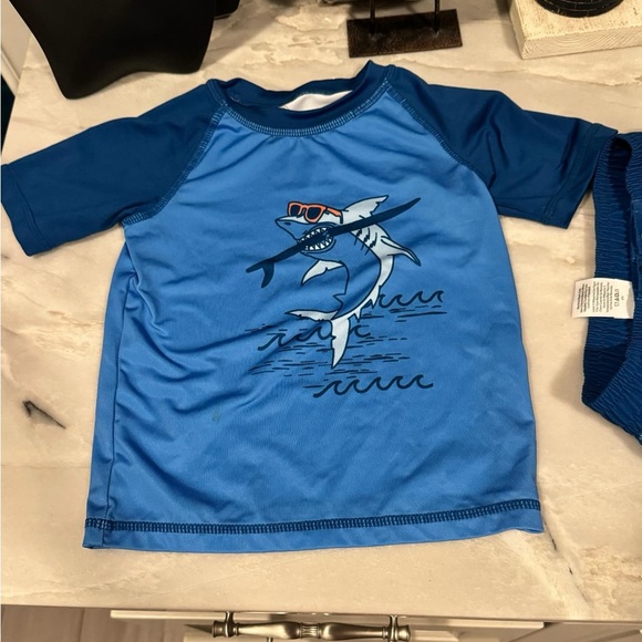 Blue Shark Swim Set 2T - Picture 3 of 5